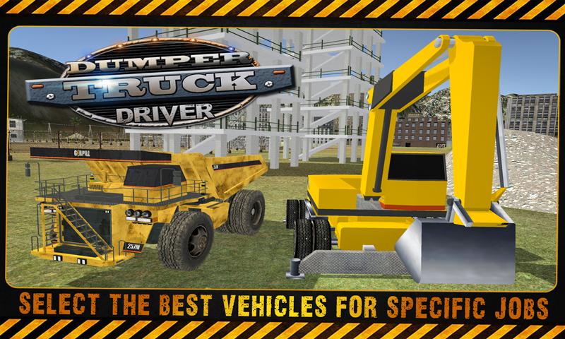 Dumper Truck Excavator Driver