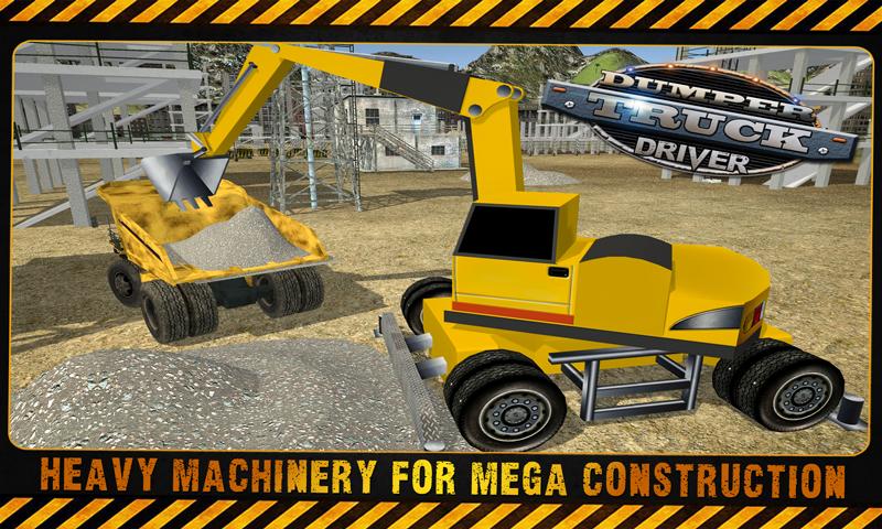 Dumper Truck Excavator Driver