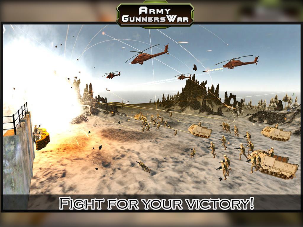 Heavy Gunners Battle Army War