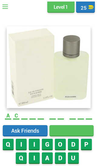 Guess The Perfume Brand Names