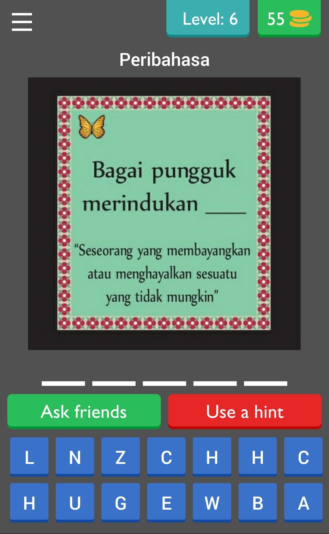 Tebakan Peribahasa