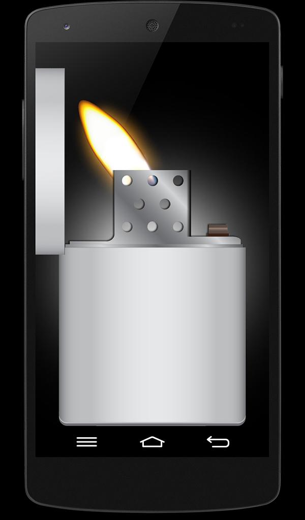 Virtual cigarette lighter prank