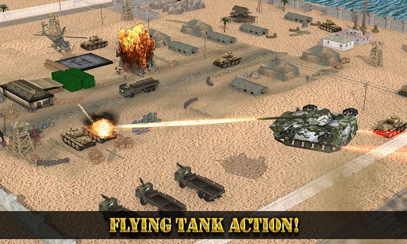 Flying Hovertank Battle