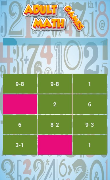 Adult Math Games