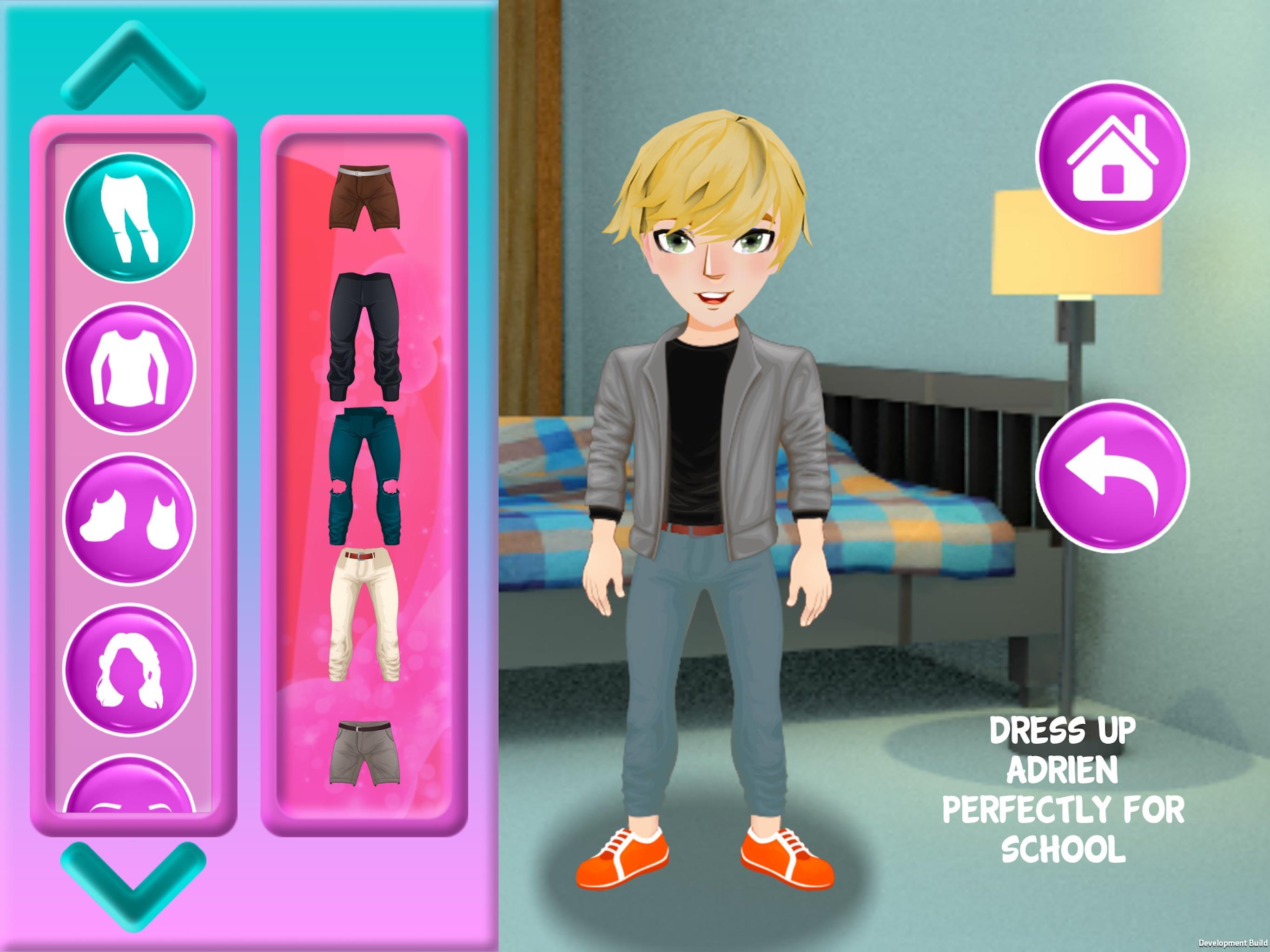 Interactive Story for ladybug - School days