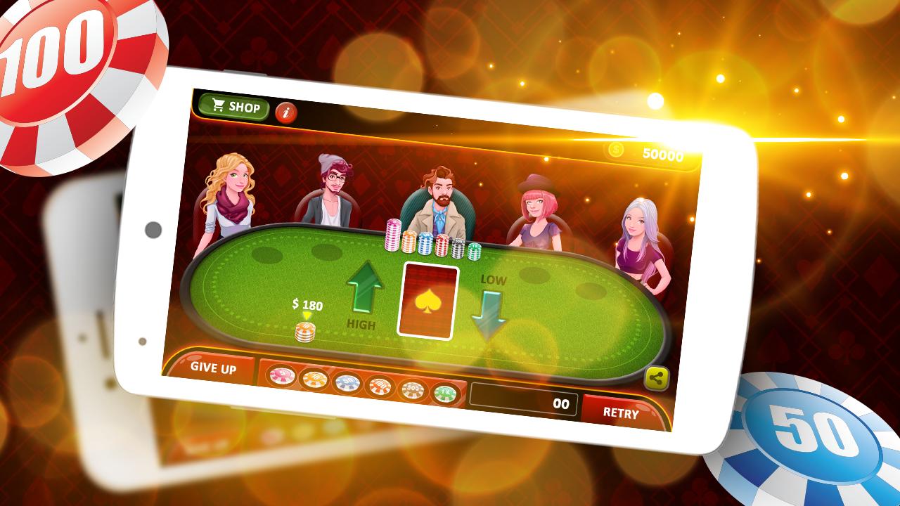 7 Up & 7 Down Poker Game