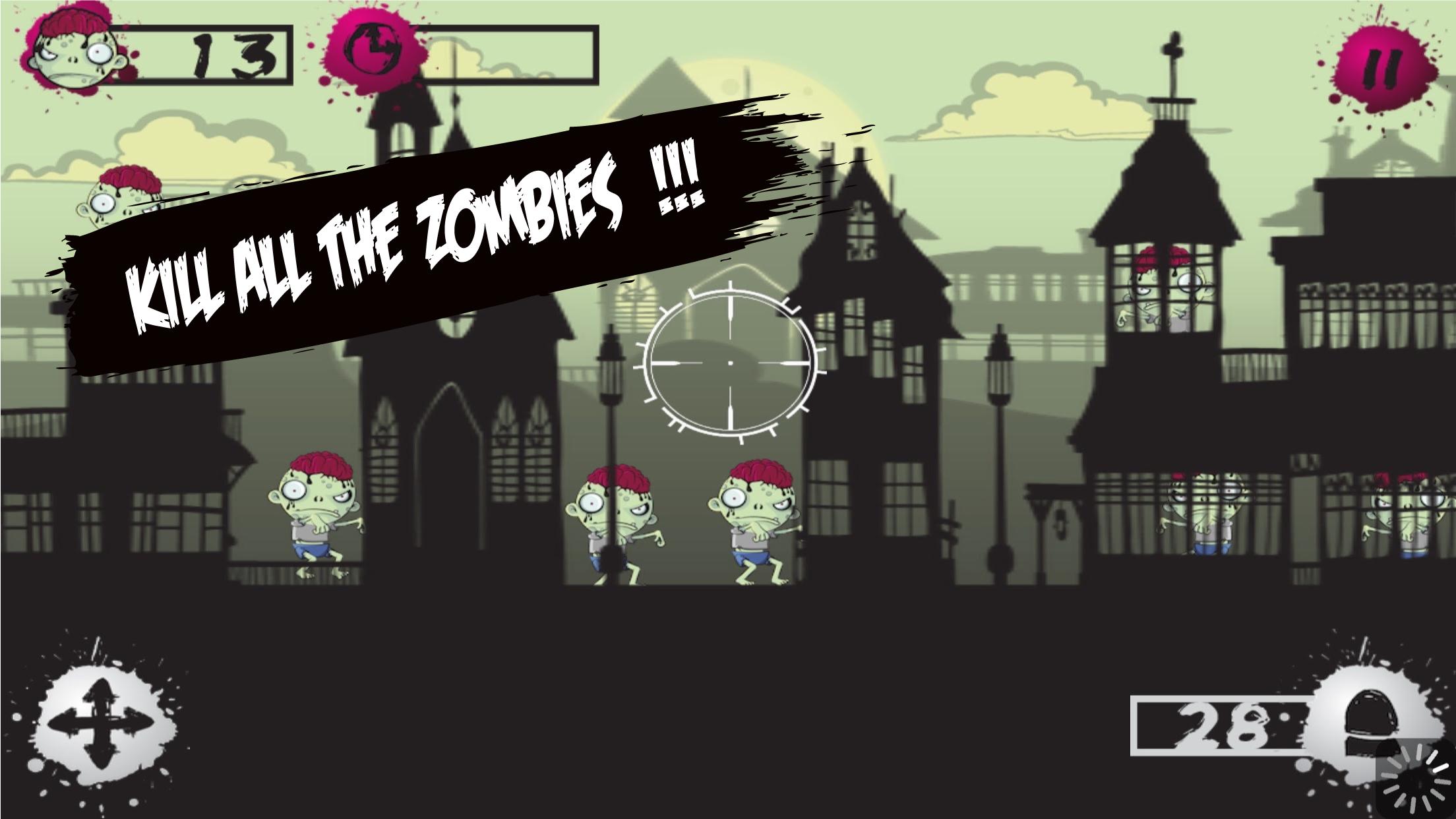 Zombie Target Shooting for Kid