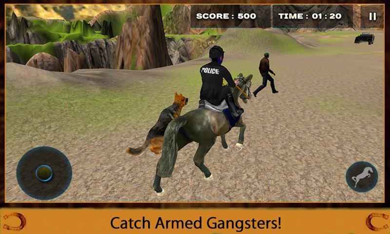 Mounted Police Horse Rider