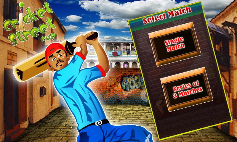 Cricket Street Cup Game