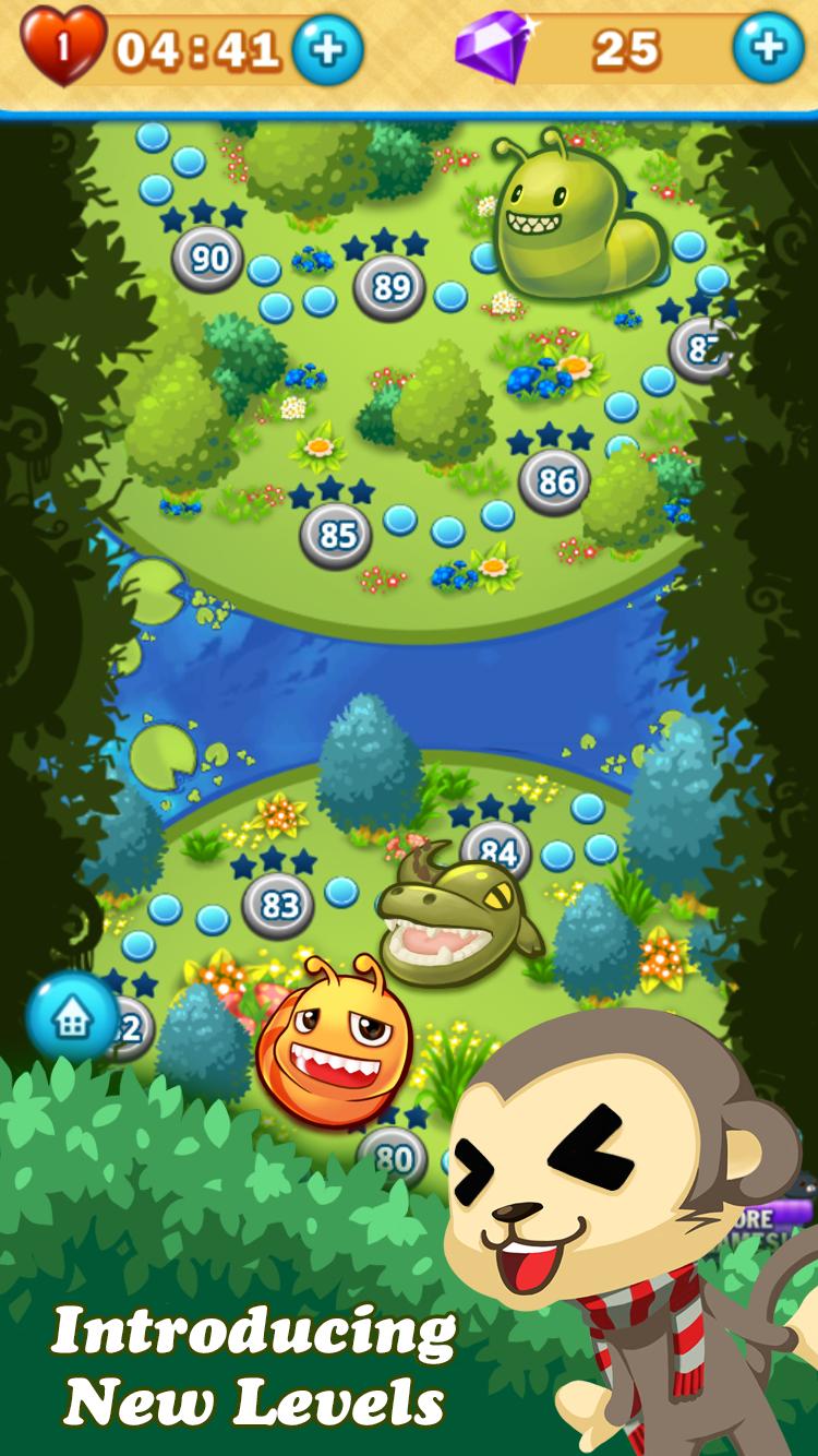 Monkey Fruits Crush : Match 3