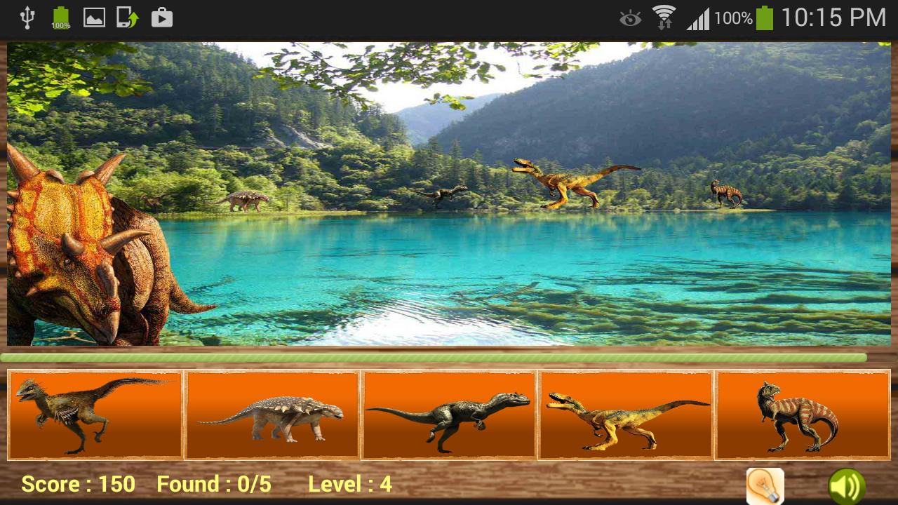 Hidden Dinosaurs in Jungle