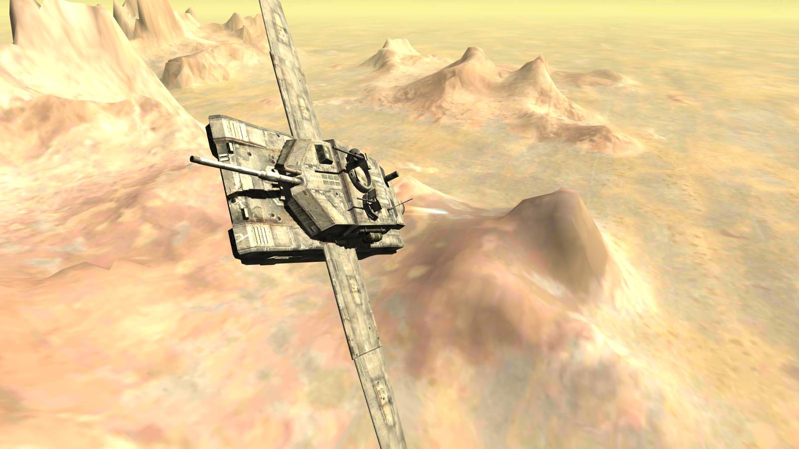 Flying Battle Tank Simulator