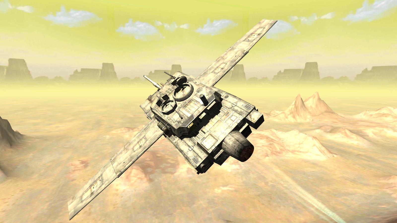 Flying Battle Tank Simulator