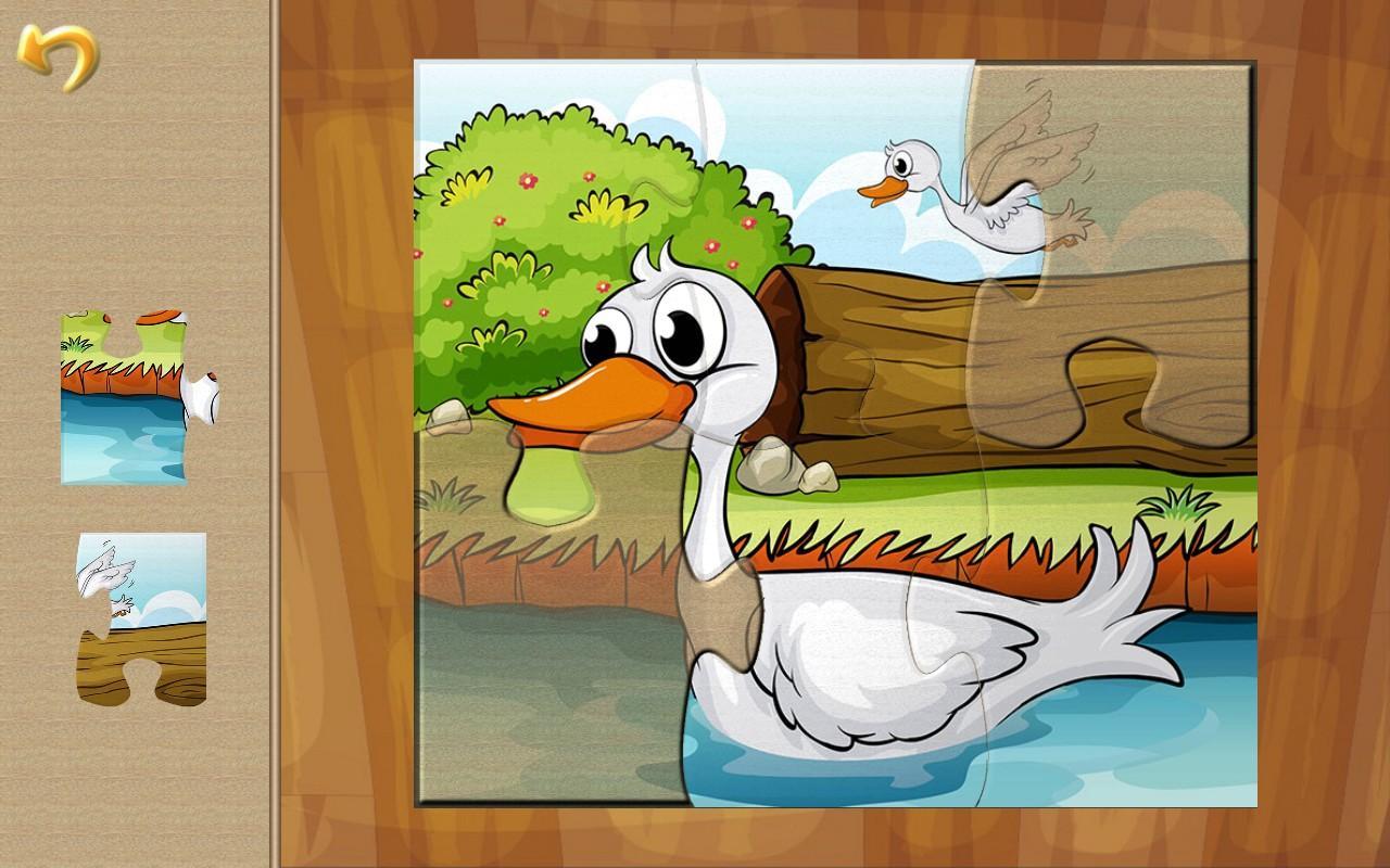 Pet Birds Puzzle Game for kids