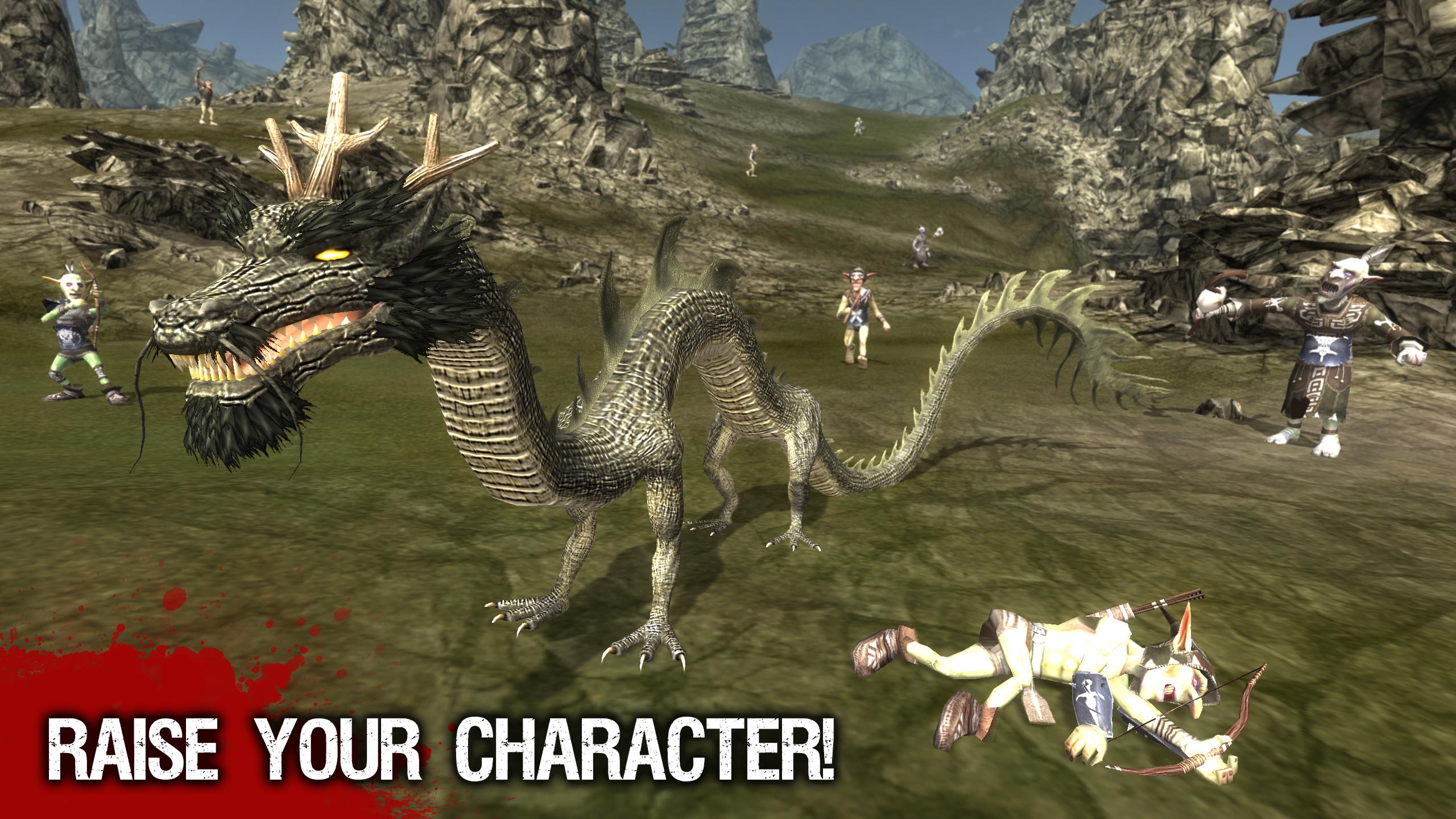 Asian Black Dragon Sim 3D