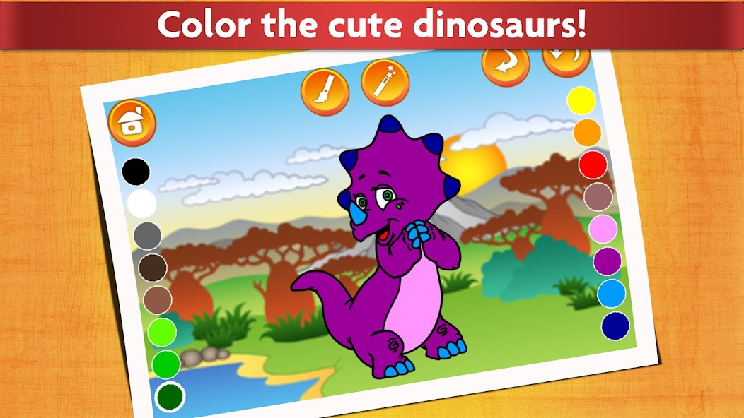 Kids Dinosaur Coloring Pages