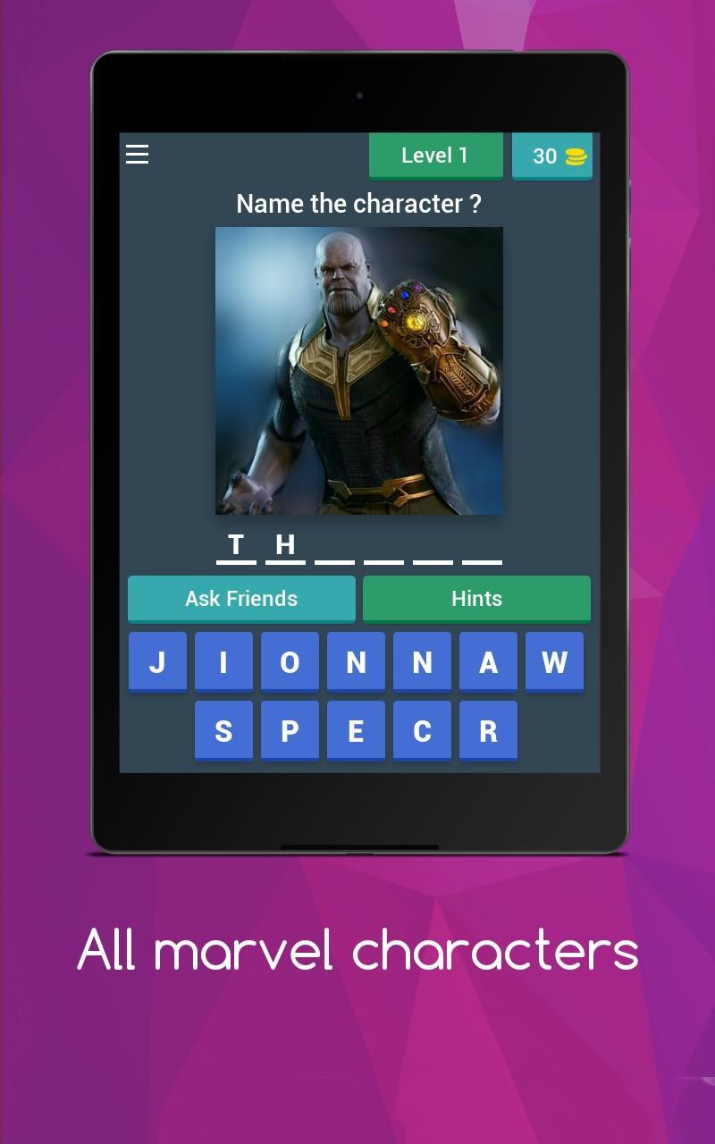 All Marvel Movie Characters