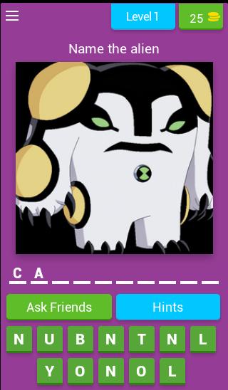 Guess all ben 10 ultimate aliens - alien force
