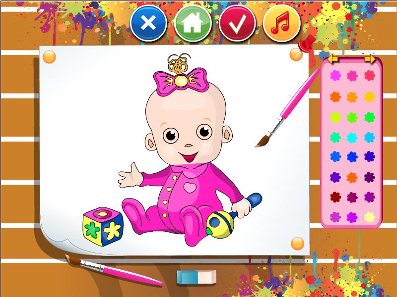 Baby Pages Coloring Games