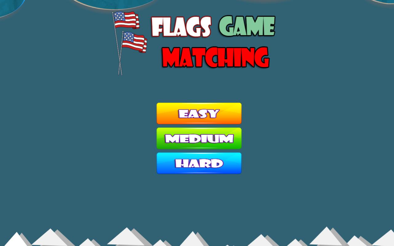 Flags Matching Game