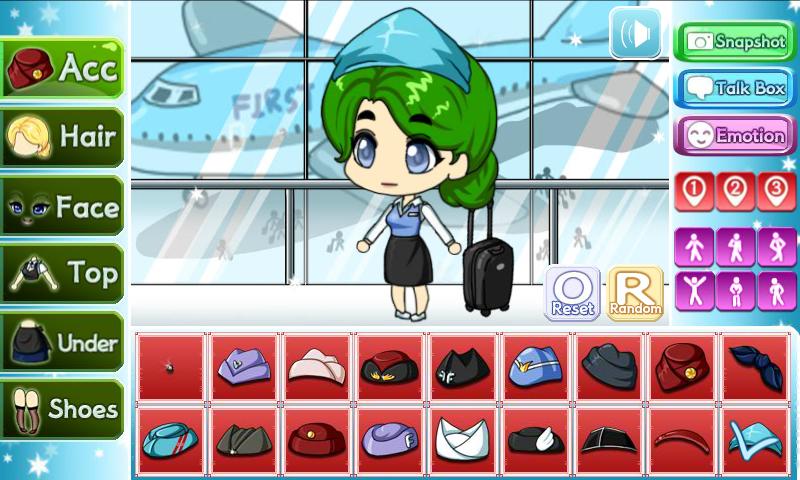 Stewardess Pretty Girl