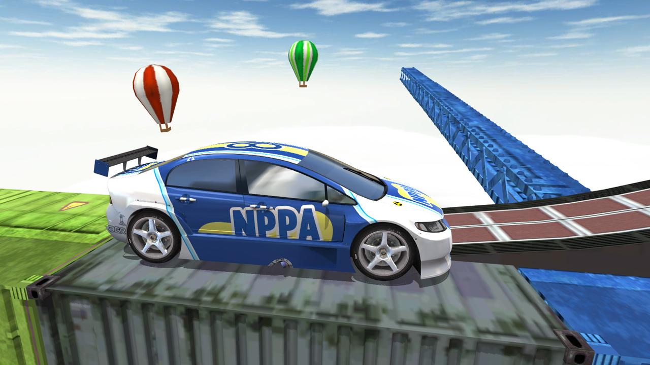 Mega Ramp Car stunt Driving 3d - Super Hero Games