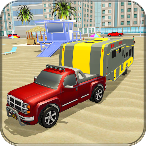 Off-Road Camper Van Truck 3D