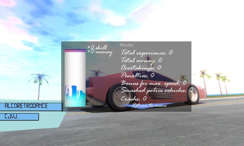 Miami Driver 1986 - Road Game