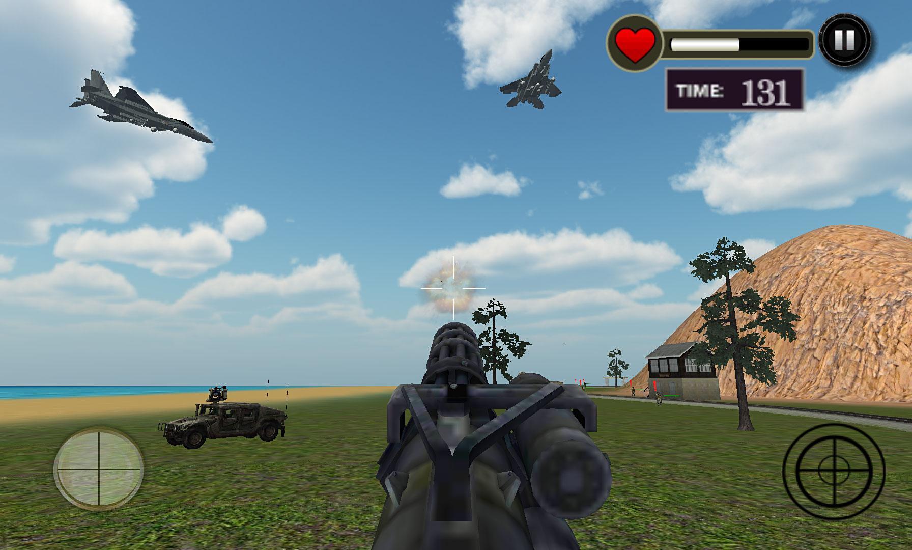 Gunship Bullet Train Battle 3D