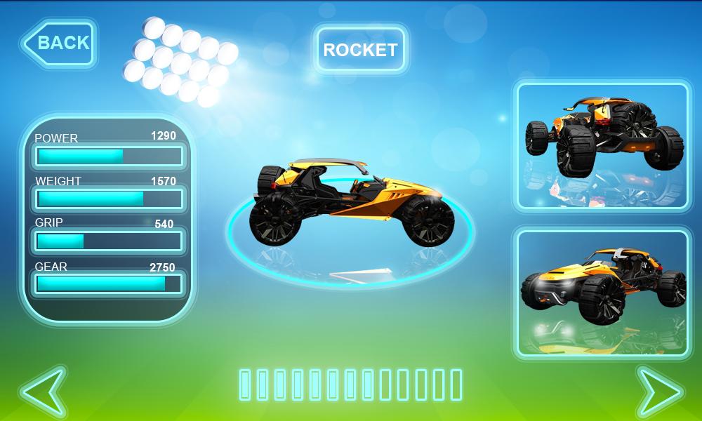 rocket cars league battle arena
