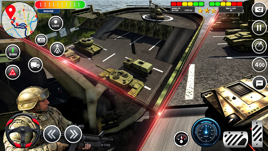 Army Transport Tank Ship Games