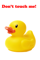 Scary Prank Duck Toy