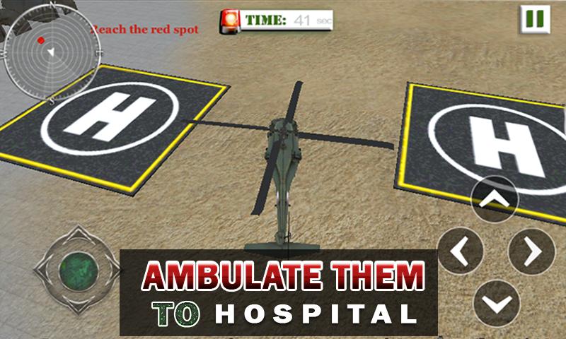 Army Ambulance Helicopter Sim