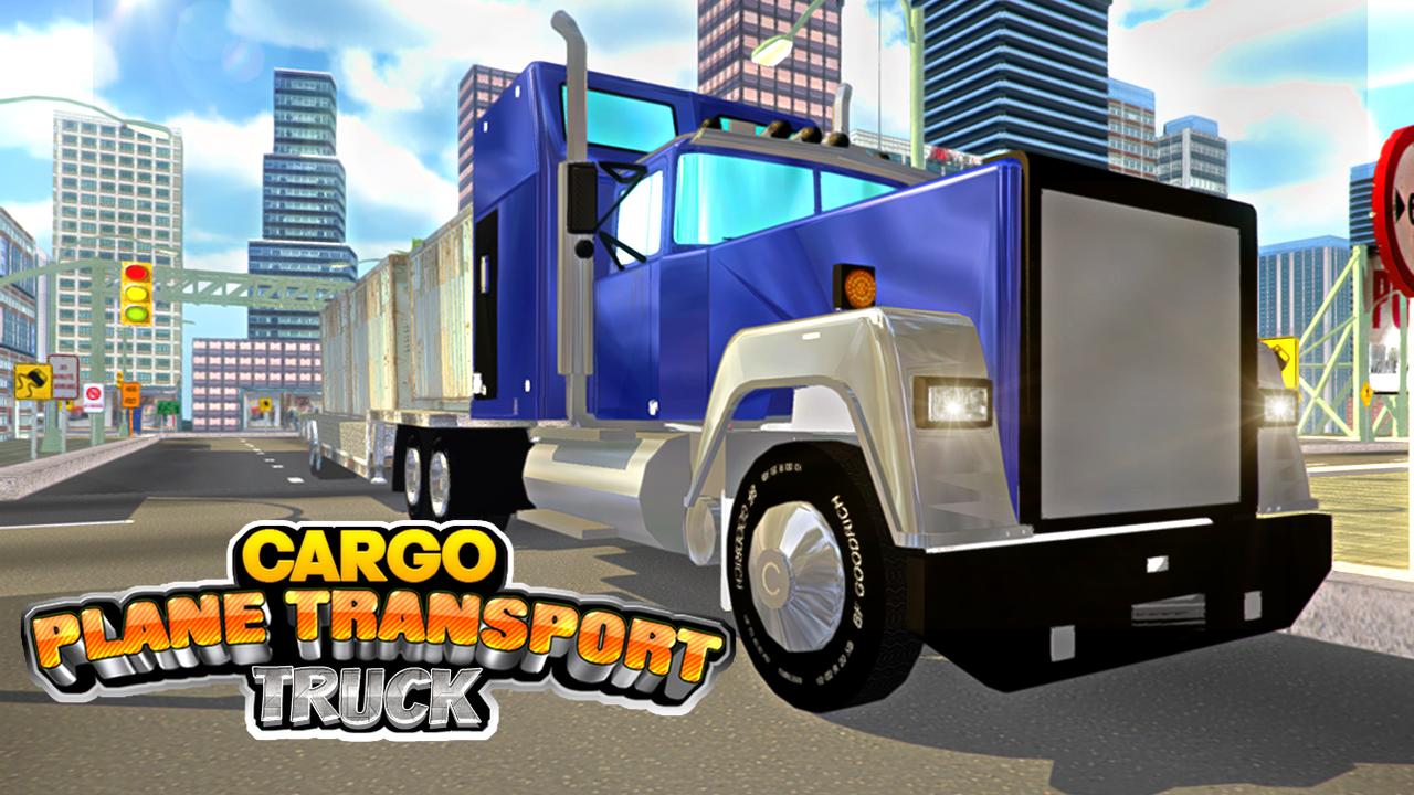 Cargo Plane Transport Truck 3D