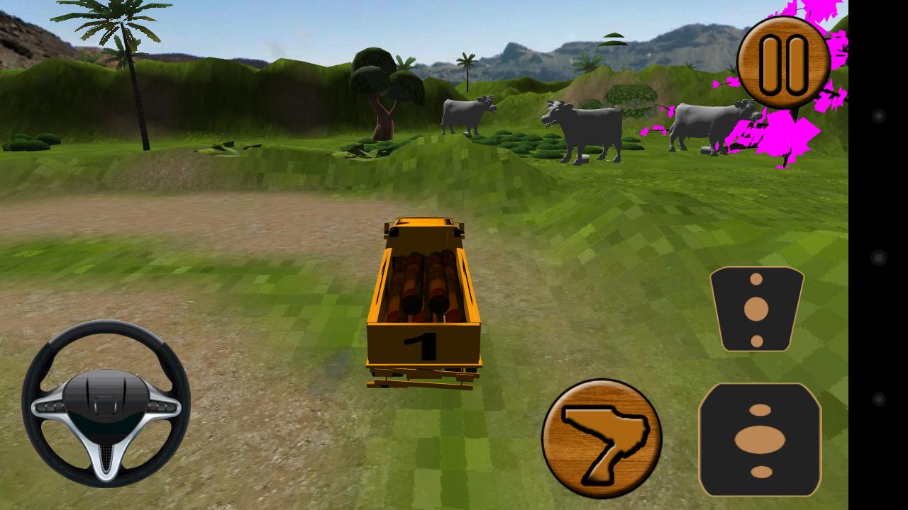 Truck Driver Cargo 3D