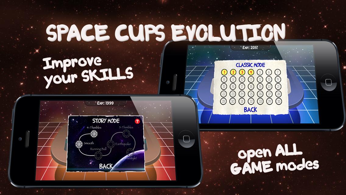 Space Cups Evolution