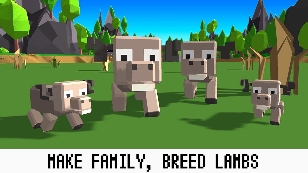Pixel Sheep Survival Simulator