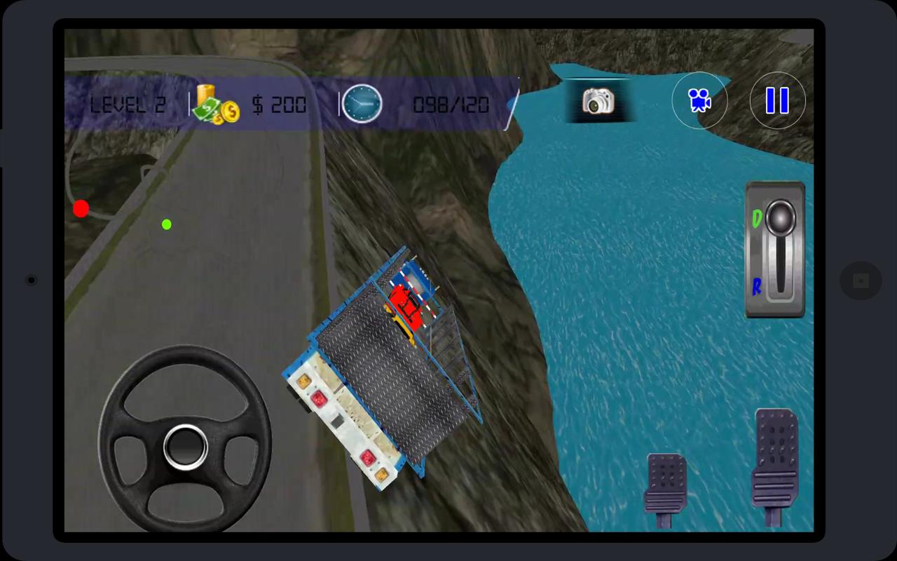 Car Transporter Truck: Parking