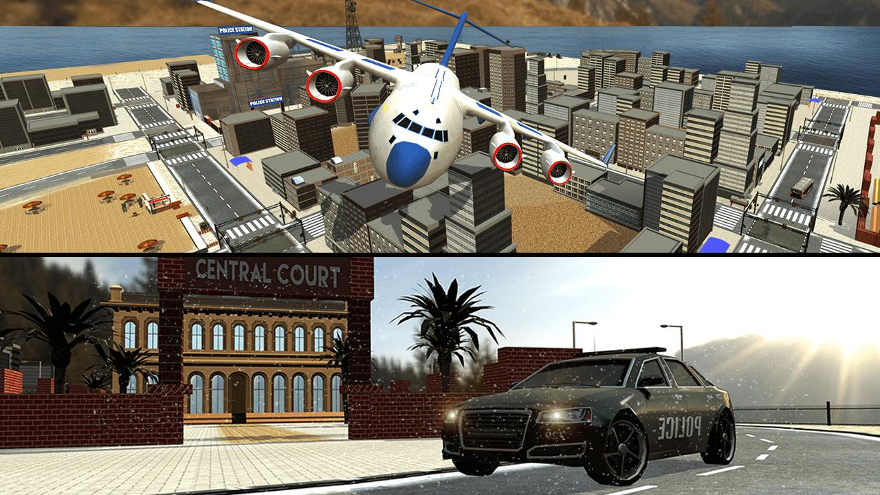 Airplane Bus Criminals Flight