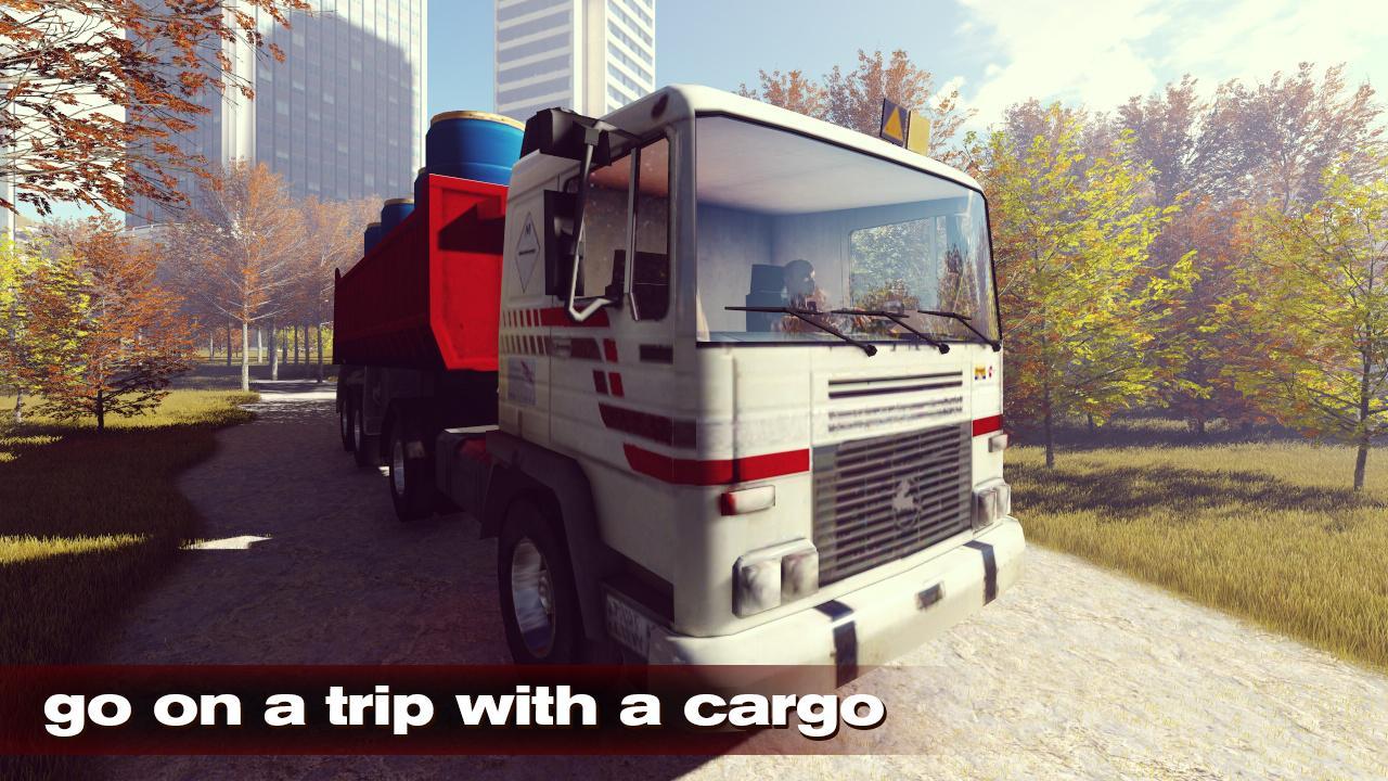 Truck Cargo Voyage on Russia
