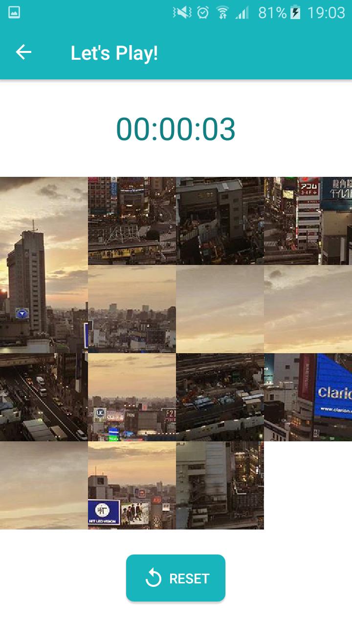 15 Puzzle Game - Photo Edition