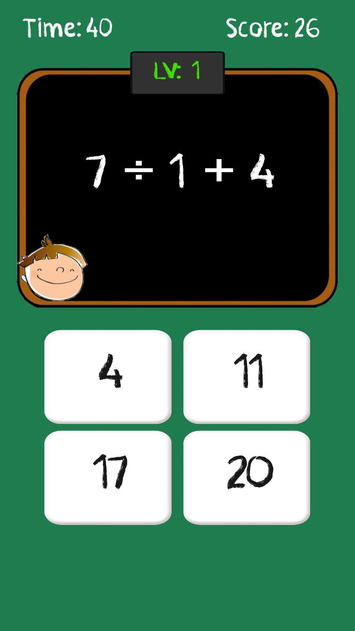 Math Games - Math Workout