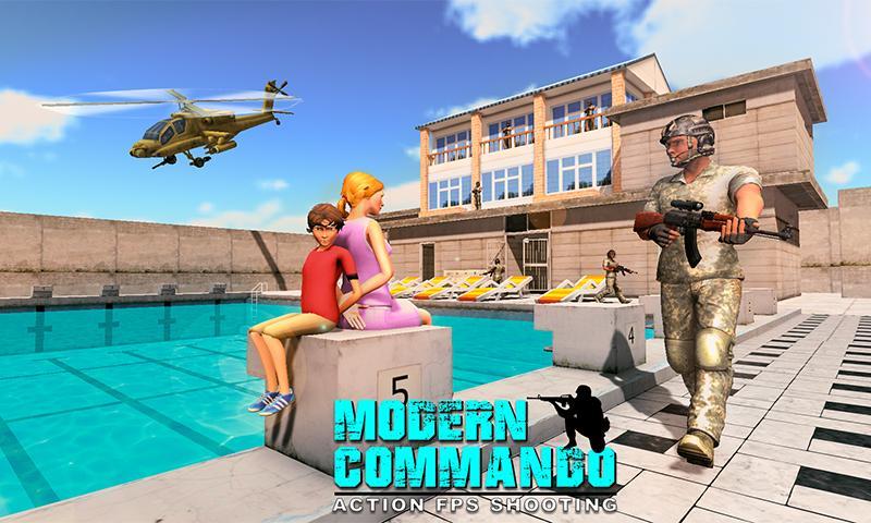 Modern Commando Action FPS Shooting