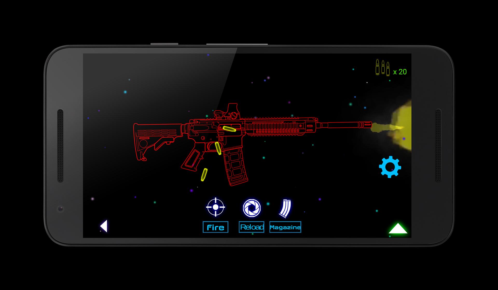 Neon Gun Siumulator